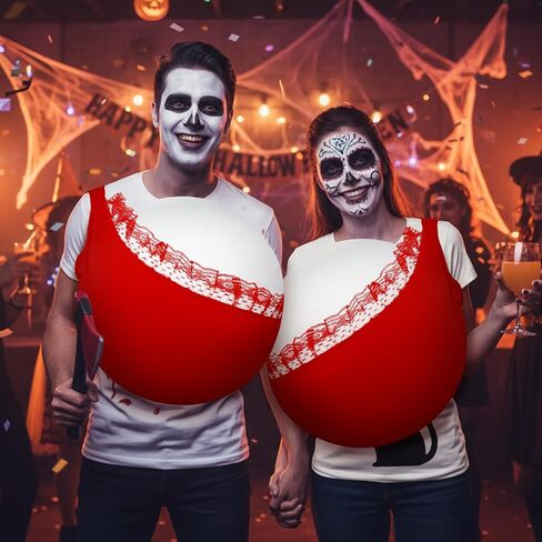 Jecery 2 Pcs Funny Halloween Costume Big Bikini Babe Adult Holiday Couple Costume for Friends Family Partner in Saudi Arabia