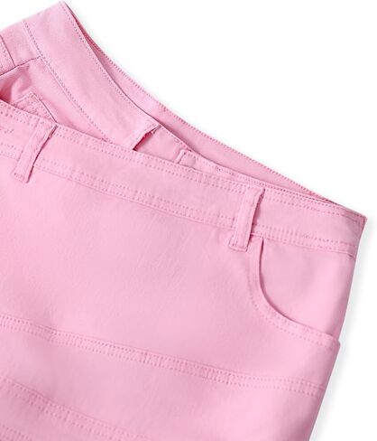 دنيم ساكورت للنساء عالية الخصر غلاف غير متناظر جان سكورت A-LINE LINE RECEDY SKINNY CARGO MINI in Kuwait