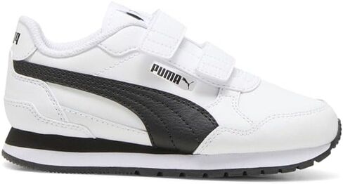 PUMA Kids Boys St Runner V4 Leather Slip On Sneakers Shoes Casual - White in Saudi Arabia