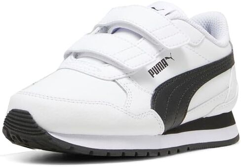 PUMA Kids Boys St Runner V4 Leather Slip On Sneakers Shoes Casual - White in Saudi Arabia