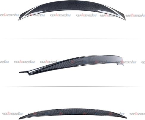 Rear Spoiler Compatible with 2018-2024 Kia Stinger, CK Style Trunk Exterior Duckbill High Kick Tail Deck Lid Wing Lip Splitter 2018 2019 2020 2021 2022 2023 2024 (Glossy Black) in Saudi Arabia