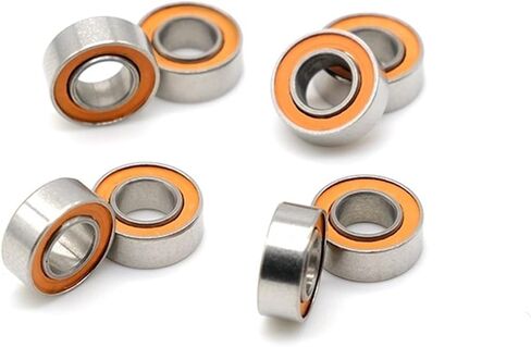 （10pcs） SMR84RS CB 4x8x3 مم من الفولاذ المقاوم للصدأ كرة سيراميك هجين تحمل ABEC-7 يجلب MR84 SMR84 RS 2RS in Saudi Arabia