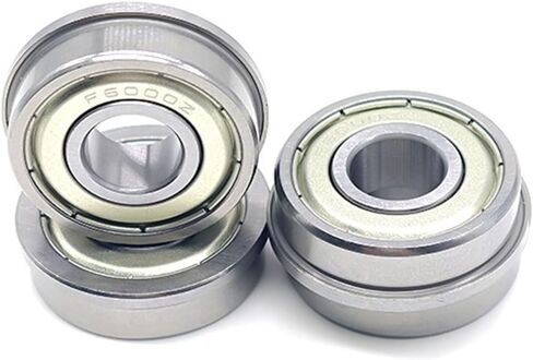 10PCS F6000ZZ Flange Bearing 10X26X8 mm Double Shielded Deep Groove Flanged F6000ZZ Ball Bearings in Saudi Arabia