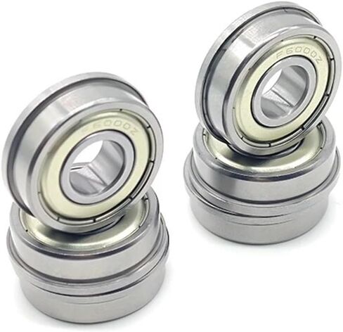 10PCS F6000ZZ Flange Bearing 10X26X8 mm Double Shielded Deep Groove Flanged F6000ZZ Ball Bearings in Saudi Arabia