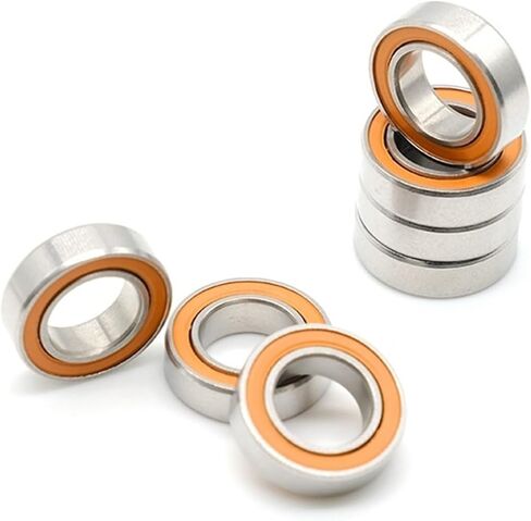 10PCS SMR148RS CB 8X14X4 mm Ceramic Bearing ABEC-7 Miniature RC Motor SMR148RS CB Ball Bearings Ceramic Si3N4 in Saudi Arabia