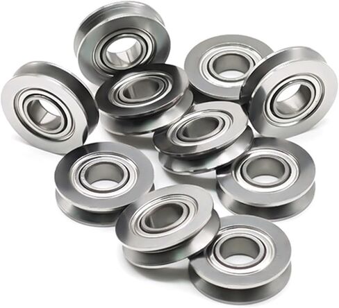 5PCS Stainless Steel SV6-16ZZ Roller Bearing 6X16X4 mm Guide Rail Pulley V-Shaped Bearing SV6-16 SV6-16Z in Saudi Arabia