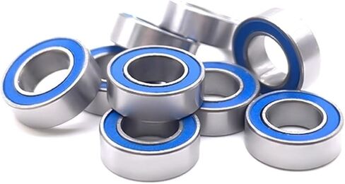 10PCS MR95RS 5X9X3 mm ABEC-7 Bearing Steel Deep Groove Ball Bearings MR95-2RS Blue Sealed in Saudi Arabia