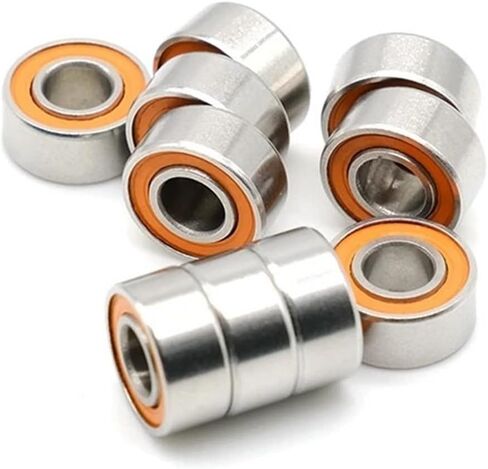 10PCS S684RS CB 4X9X4 mm ABEC7 Fishing Reel Bearings Stainless Steel Hybrid Ceramic Ball Bearing S684-2OS CB S684RS in Saudi Arabia