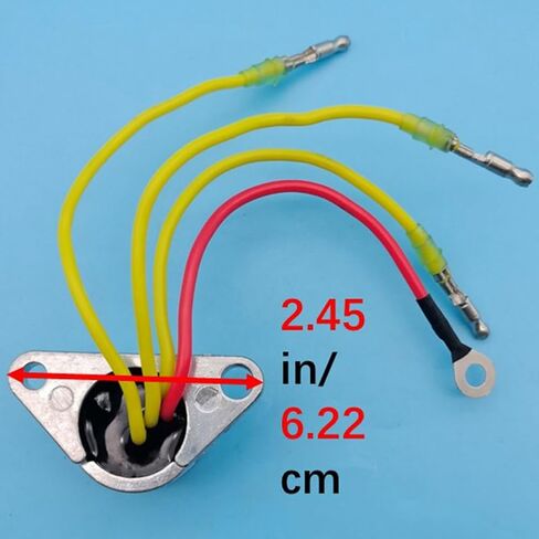 Voltage Regulator Rectifier for Johnson Evinrude 0584597 1534597 9.9 HP 1993-1999 10 HP 2000-2001 15 HP 1993-2001 Z1297 in Saudi Arabia