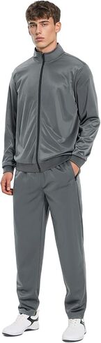HODOSPORTS Mens Tracksuits Sweatsuits for Men 2 Piece Sets Outfits Full Zip Casual Jogging Suit Sets Athletic Warm Up Suits in Saudi Arabia