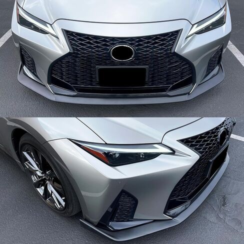 Ikon Motorsports ، Lip الأمامي الوفير متوافق مع 2021-2025 لكزس IS350 F Sport Trim Only ، Ikon Matte Black ABS DAM Front Cinfler SPOILER SPOILER LOWER ، 2022 2023 2024 in Saudi Arabia