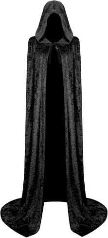 Hooded Cloak Cape for Unisex Adults - Velvet Halloween Cosplay Costume in Saudi Arabia