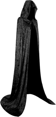 Hooded Cloak Cape for Unisex Adults - Velvet Halloween Cosplay Costume in Saudi Arabia
