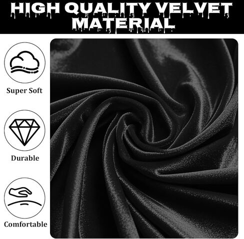 Hooded Cloak Cape for Unisex Adults - Velvet Halloween Cosplay Costume in Saudi Arabia