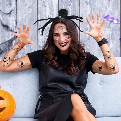 Crazy Night Halloween Headband,Spider Devil Horn Bat Pumpkin Party Costume Hair Accessory for Costume Party Cosplay Dress Up in Saudi Arabia