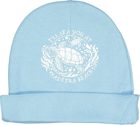 inktastic Sea You at Madeira Beach Baby Beanie Hat in Saudi Arabia
