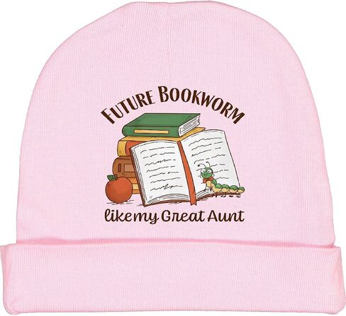 inktastic Future Bookworm Like My Great Aunt Baby Beanie Hat in Saudi Arabia