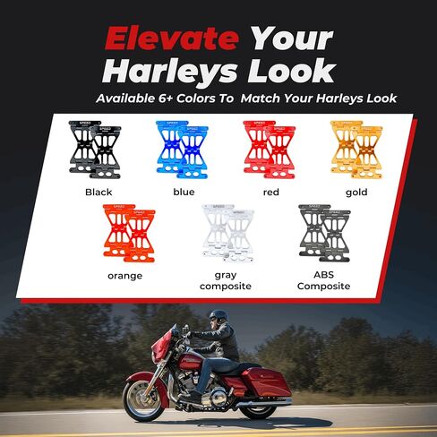 السرعة عن طريق التصميم لا دراما مركب سرجة سادس سدادات | Harley Touring Accessories 2014-2025 | تصنع أجزاء الدراجات النارية متينة الولايات المتحدة الأمريكية in Kuwait