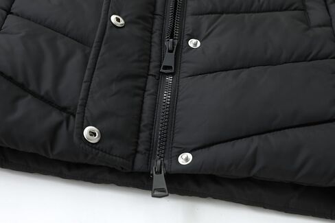 فتيات الطويلات سترة مع غطاء فرو فو ، معطف دافئ لأسفل للأطفال in Kuwait