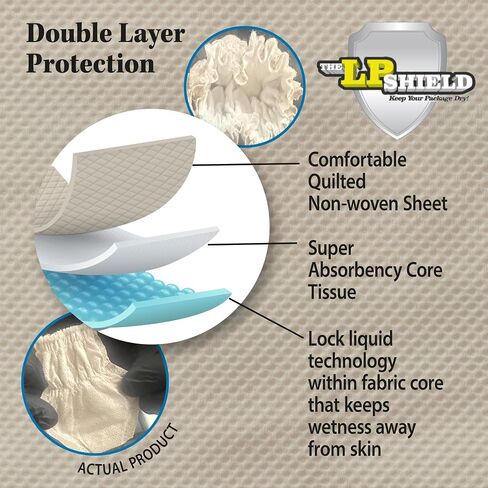 LP SHIELD ™ للرجال - 15 عدد حراس سلس الذكور يمكن التخلص منه | حماية تسرب البول السرية للذكور ، دروع المثانة للرجال ، السيطرة على المثانة ، وسادات سال لعابه بعد الظهر in Saudi Arabia