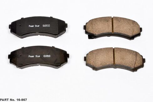 Power Stop 16-375 Z16 Evolution Front Ceramic Brake Pads For Honda Passp, Isuzu Axiom, Isuzu Rodeo, Isuzu Rodeo Sport, Mitsubishi Endeavor, Mitsubishi Endeavor, Mitsubishi Montero [Model Specific] in Saudi Arabia