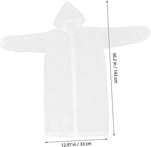 Adult Transparent Raincoat Work Raincoat Heavy-Duty Automatic Door Summer Sticker Rain Gear Raincoat in Saudi Arabia