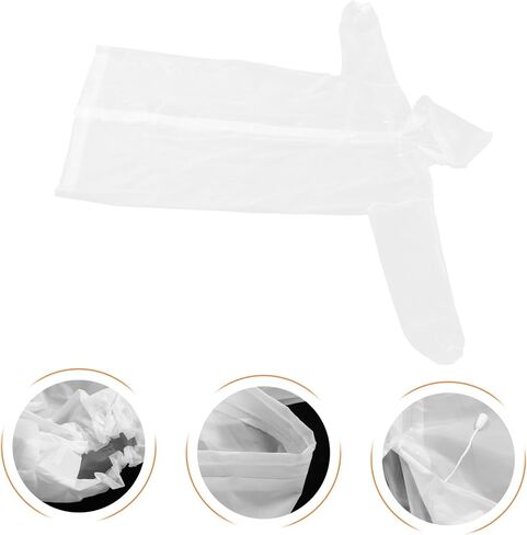 Adult Transparent Raincoat Work Raincoat Heavy-Duty Automatic Door Summer Sticker Rain Gear Raincoat in Saudi Arabia
