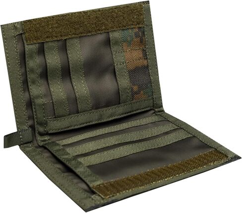 Chameleon Velcro Bifold Mens Wallet-Military Tactical Men Wallet- Canvas Thin Front Pocket Travel Bi-Fold Wallet-Best Nylon Travel Pouch in Kuwait