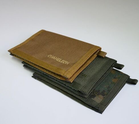 Chameleon Velcro Bifold Mens Wallet-Military Tactical Men Wallet- Canvas Thin Front Pocket Travel Bi-Fold Wallet-Best Nylon Travel Pouch in Kuwait