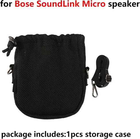 Carrying Mesh Case Speaker Bag for Bose SoundLink Micro Portable Bluetooth Speaker (Portable Shoulder Strap) in Saudi Arabia