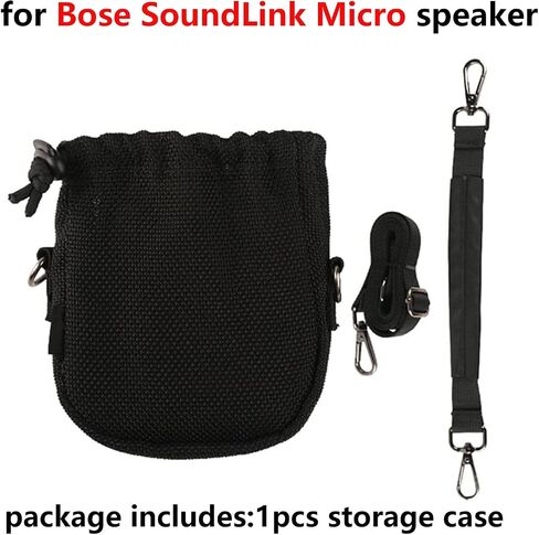 Carrying Mesh Case Speaker Bag for Bose SoundLink Micro Portable Bluetooth Speaker (Portable Shoulder Strap) in Saudi Arabia