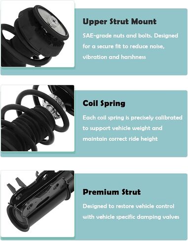 تجميع Scitoo Front Shock Assorber FIT لعام 2013-2019 لـ Buick Encore و Complete Shock و STRut Assembly Kit من أجل 272935 272934 2pcs in Saudi Arabia