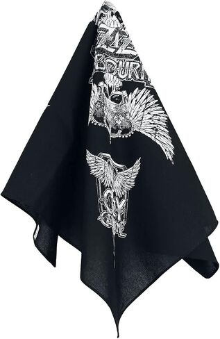 Ozzy Osbourne Skull & Wings Bandana Black in Saudi Arabia