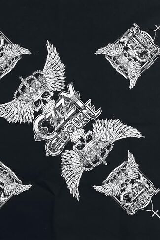 Ozzy Osbourne Skull & Wings Bandana Black in Saudi Arabia