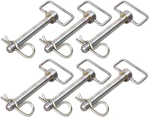 Shocker 5/8" x 5" Ball Mount D-Handle Hitch Pin with Clip, 1 Pair - 1 Pair in Kuwait