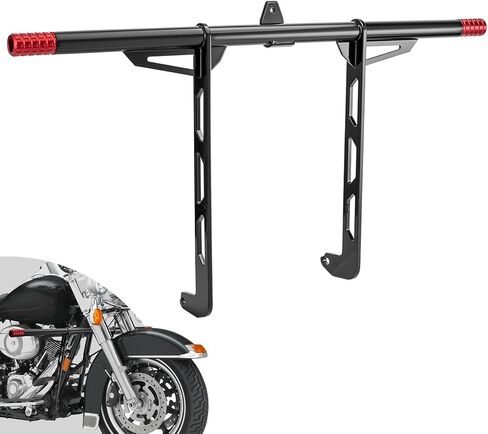 Wsays High Crash Bar Front Highway Engine Guard Compatible with Harley Touring Street Electra Glide Road King 1997-2008 (Without Lower Fairing), Black in Saudi Arabia