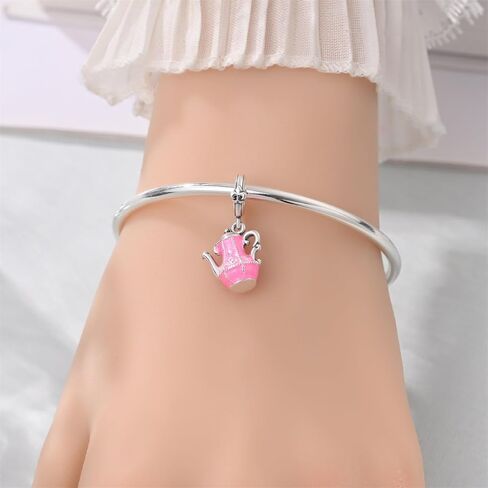 S925 Sterling Silver Charm Fit for Pandora Bracelet Original Pendant Bead Jewelry Gift for Her in Saudi Arabia