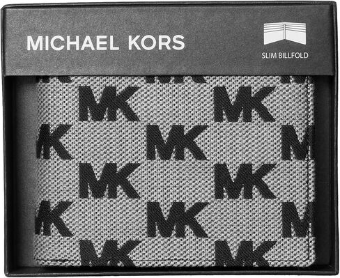 Michael Kors Men's Malone Slim Billfold, Black, One Size in Saudi Arabia