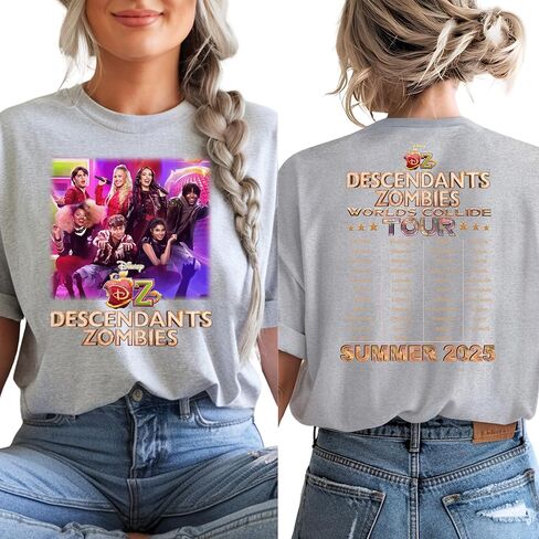 Des.cendant.s Music Zo.mbies Worlds Tour C.ollid.e Shirt Multi in Saudi Arabia