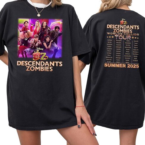 Des.cendant.s Music Zo.mbies Worlds Tour C.ollid.e Shirt Multi in Saudi Arabia