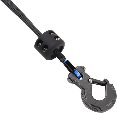 Ucreative 1/4 Inch x 50 Feet Synthetic Winch Rope 10,000LBs Line Cable with Upgraded Hook and Stopper for ATV UTV in Saudi Arabia