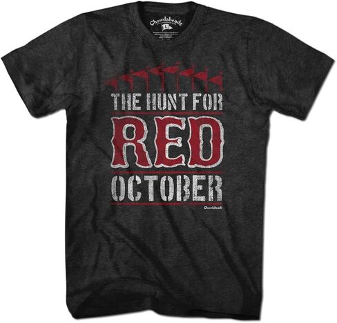 Chowdaheadz The Hunt for Red October T -Shirt - مزيج من القطن الناعم للجنسين in Kuwait