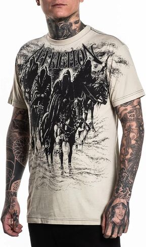 Affliction Men's Core T-Shirt, Short Sleeve, Graphic Print Design T-Shirts in Saudi Arabia