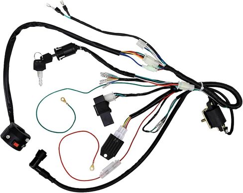 مجموعة كاملة من محرك السباق 140cc 4 محرك السكتة الدماغية مع CDI الأسلاك كربنيرس كربن ومجموعة رافعة القابض للدراجة الأوساخ XR50 CRF50 XR CRF 50 70 CT70 in Saudi Arabia