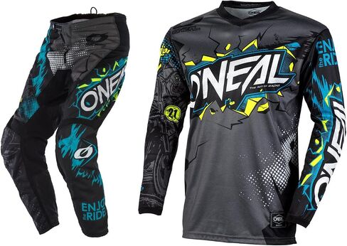 O'Neal 2023 Element Villain Offroad Jersey Pant Combo Gray (متوسط/34) in Saudi Arabia