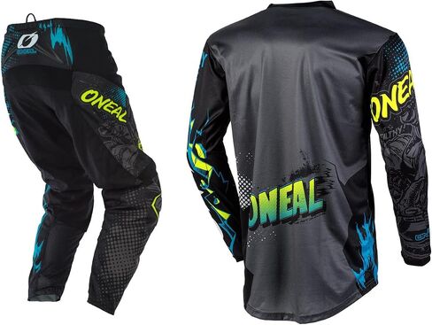 O'Neal 2023 Element Villain Offroad Jersey Pant Combo Gray (متوسط/34) in Saudi Arabia