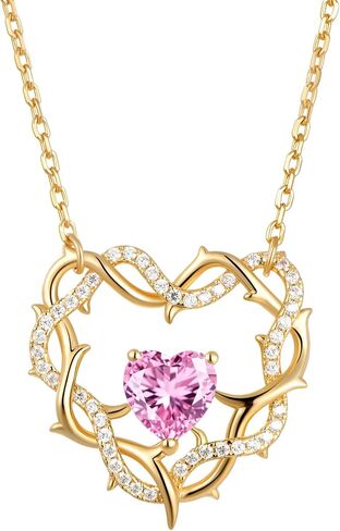 KSTYLE 14K GOLD GOLD BIRDANTENTENTANTALTANTATORS للنساء ، هدايا أعياد الميلاد الدينية لزوجة الابنة الشقيقة أمي ، التاج المسيحي من مجوهرات الأشواك غير المشوهة (925 sterling Silver Base) in Kuwait