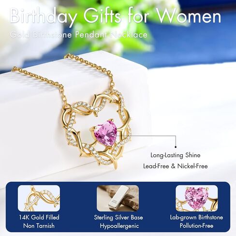 KSTYLE 14K GOLD GOLD BIRDANTENTENTANTALTANTATORS للنساء ، هدايا أعياد الميلاد الدينية لزوجة الابنة الشقيقة أمي ، التاج المسيحي من مجوهرات الأشواك غير المشوهة (925 sterling Silver Base) in Kuwait