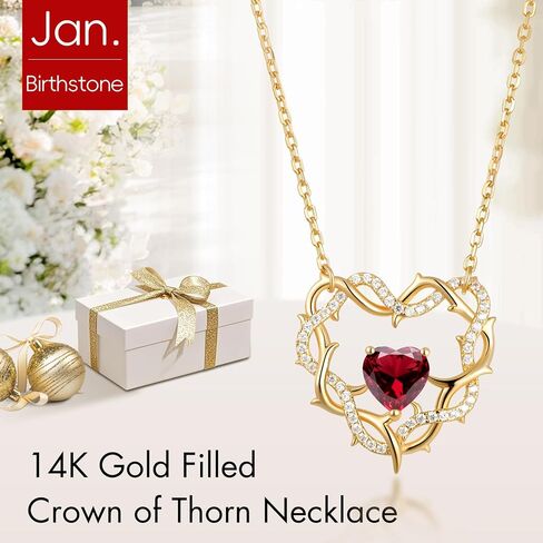 KSTYLE 14K GOLD GOLD BIRDANTENTENTANTALTANTATORS للنساء ، هدايا أعياد الميلاد الدينية لزوجة الابنة الشقيقة أمي ، التاج المسيحي من مجوهرات الأشواك غير المشوهة (925 sterling Silver Base) in Kuwait