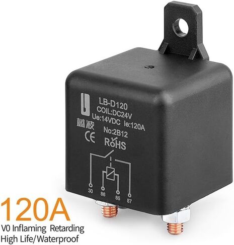 ترحيل سيارات Puryn Lanboo الحالي 120/200A 12V 24V التحكم في تكييف الهواء (LB-D120DC12V120A) in Kuwait